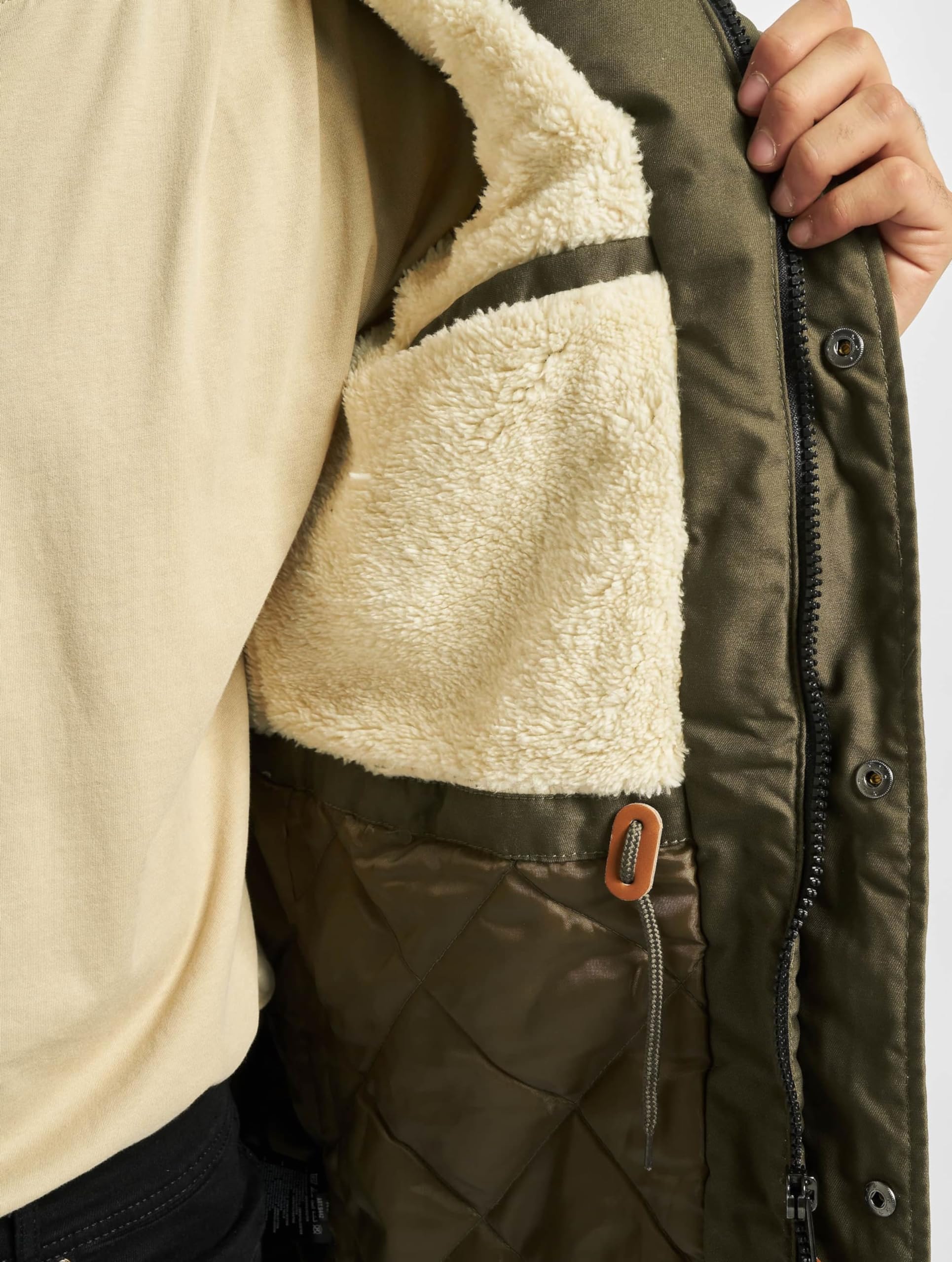 Brandit Brandit Marsh Lake Teddyparka męska Marsh Lake Teddyparka Men Mężczyźni,oliwkowy,3XL