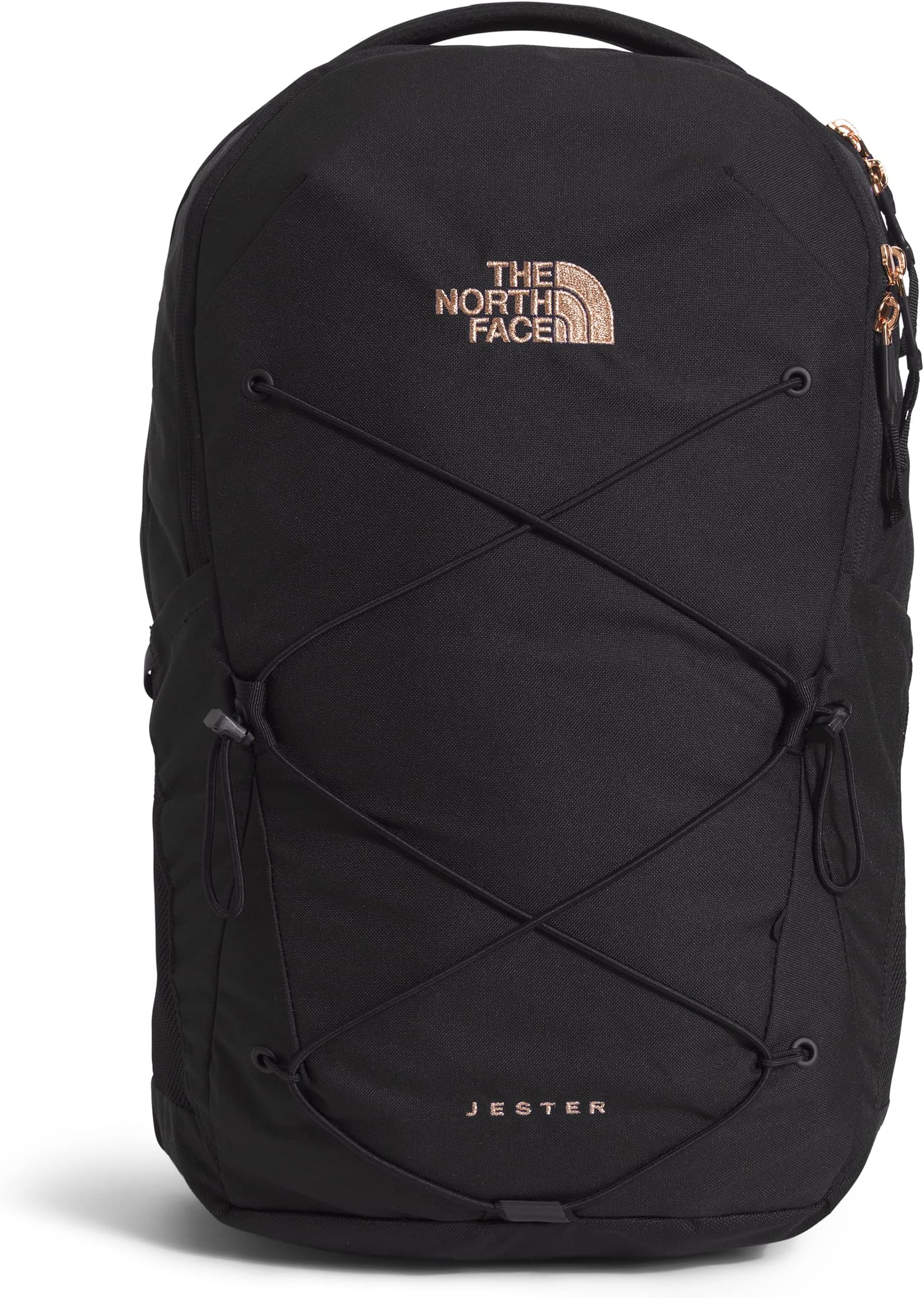The North Face Women's Every Day Jester Laptop Backpack, TNF Black/Burnt Coral Metallic 1, One Size