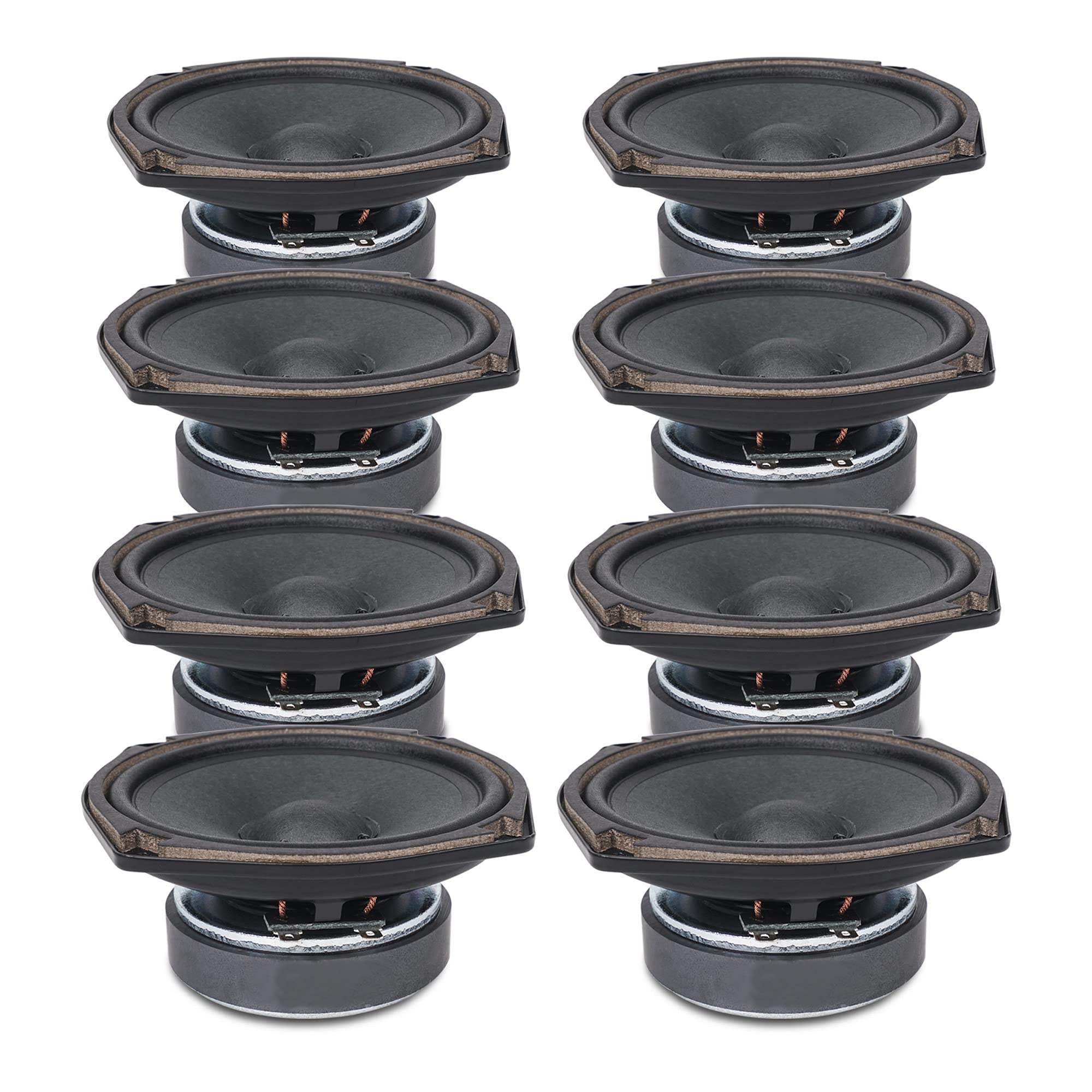 Sound Town8-Pack 5" Full Range Speakers, Replacement Drivers for PA, DJ, Column Speakers (STLF-C4-8PACK)