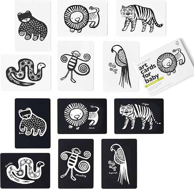 Introducing Wee Gallery Black and White Art Flash Cards: An Educational Tool to Stimulate Your Baby's Development