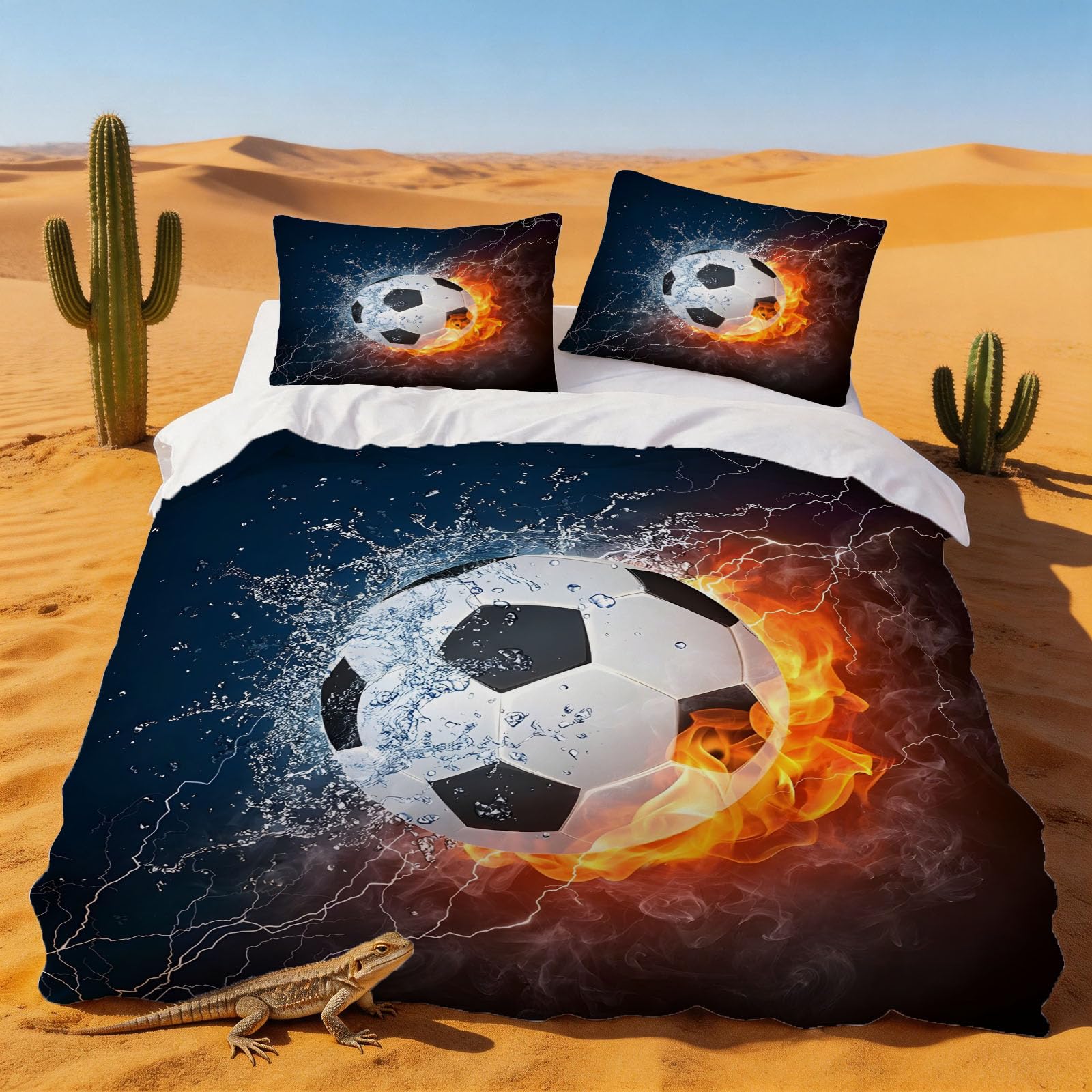 Housse de couette 220x240 foot pour chambre adulte au style sport et dynamique