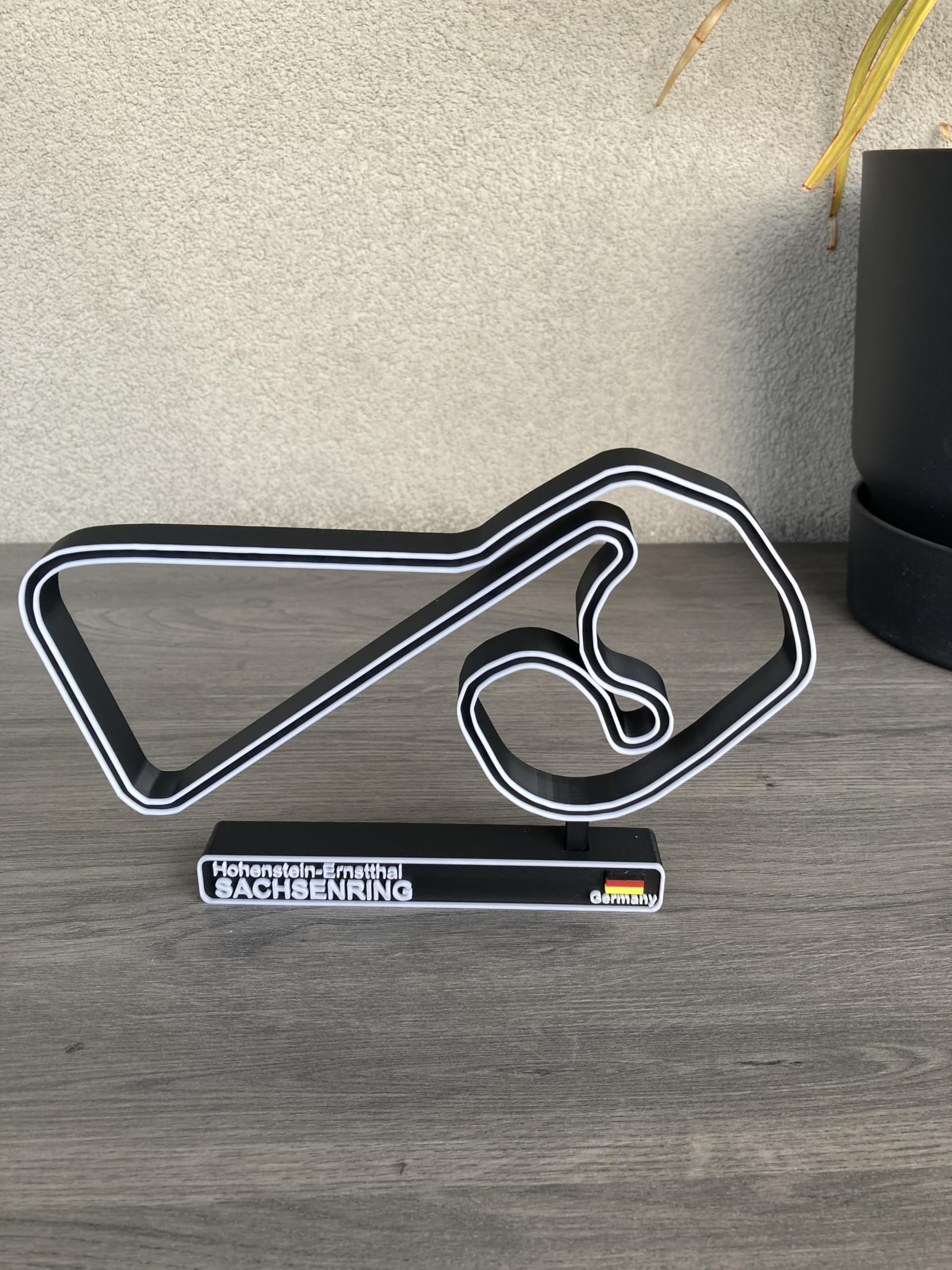 Circuit de Sachsenring, Maquette de Circuit de Course 3D, Décoration Automobile