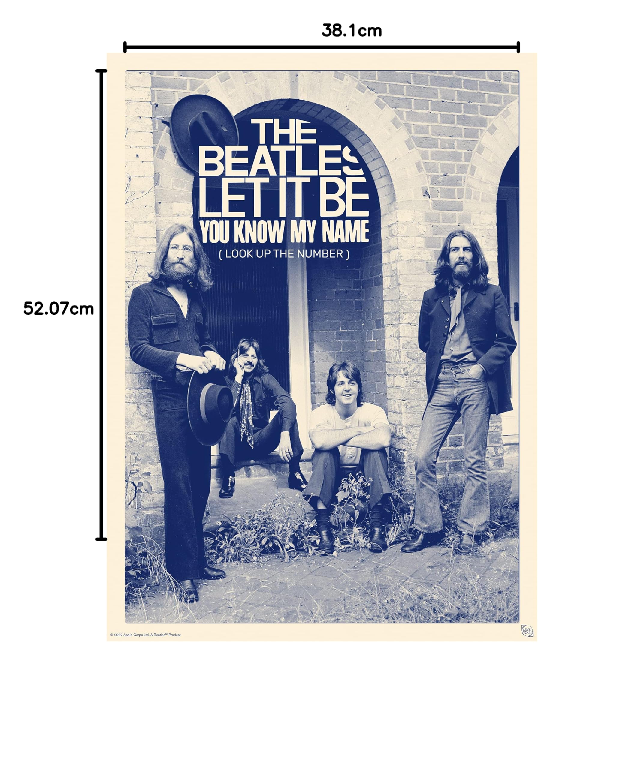 ABYSTYLE The Beatles Boxed Poster Set Includes 2 Unframed Posters