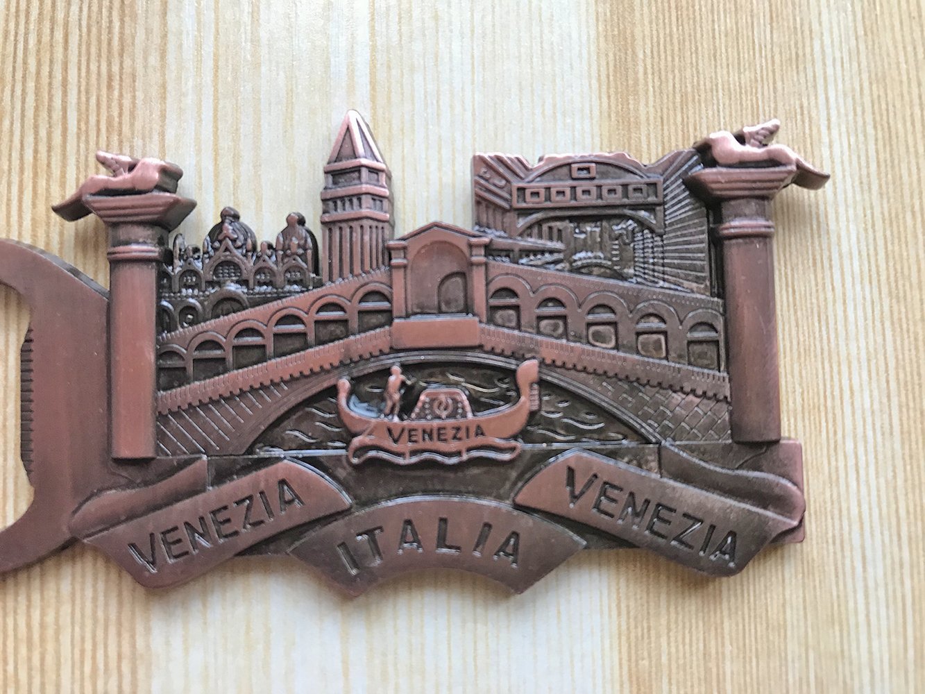 Adesivo magnetico per frigorifero 3D - Venezia, Italia, città, souvenir