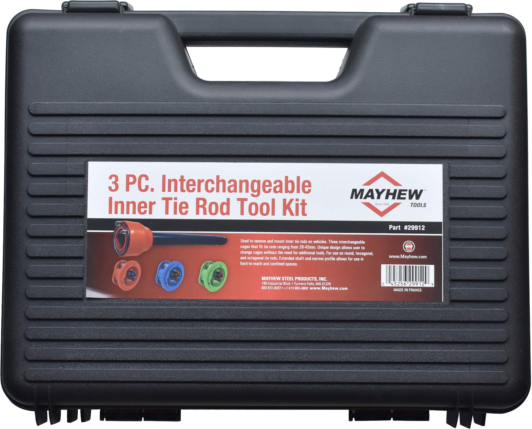 Amazon.com: Mayhew Tools 29912 Interchangeable Tie Rod Tool Kit, 4