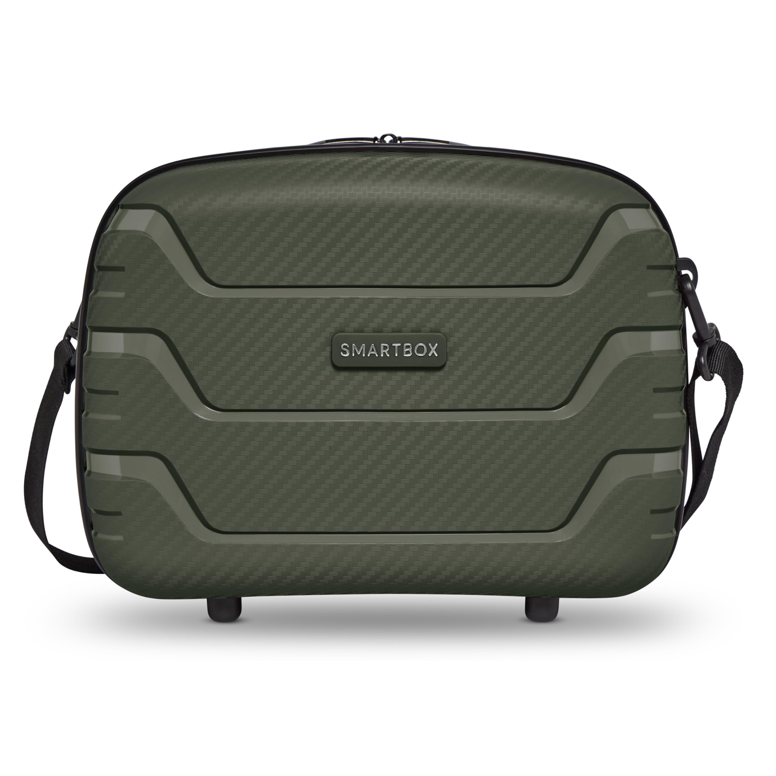 Smartbox Beauty Case Hartschale 34x17x27 cm, Handgepäck Kosmetikkoffer 14L, Leichtes Polypropylen, Kulturtasche mit Aufsteckfunktion & Schultergurt, Make-up Koffer Reise Organizer (Edition 01)