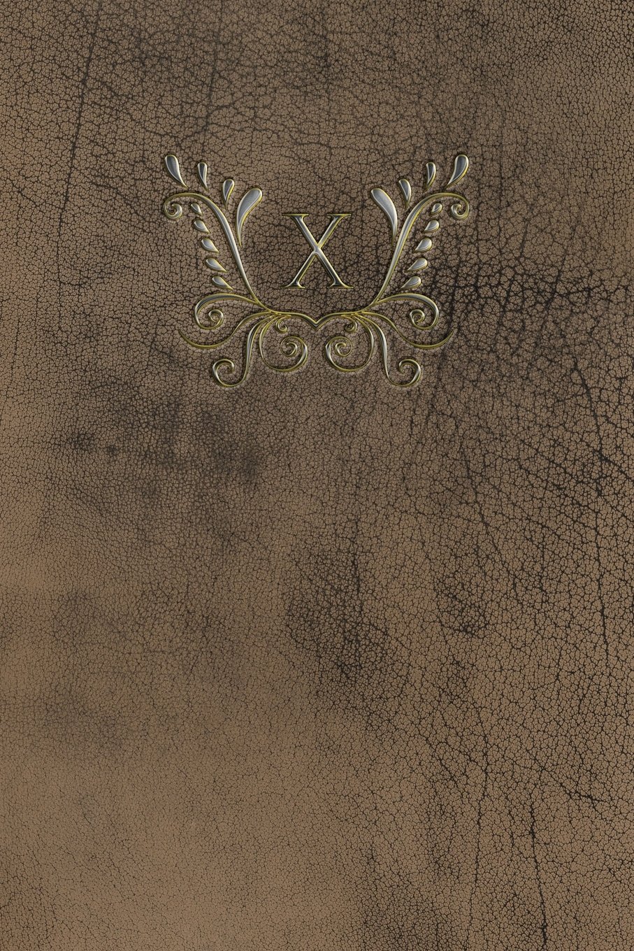 Monogram "X" Blank Book: Volume 24 (Monogram Buffalo 150 Blank)