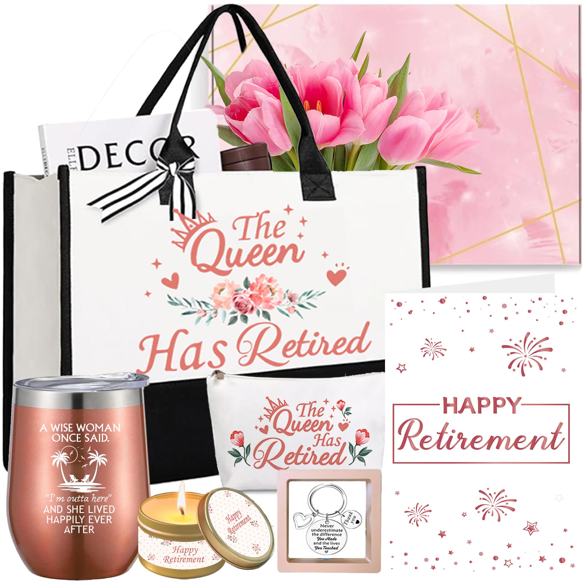 Crenics Retirement Gift for Women, Happy Retirement Gifts — free download