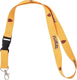 Desert Cactus Flagler College Lanyard Saints Car Keys ID Badge Holder Keychain Detachable Breakaway Snap Buckle (Yellow)