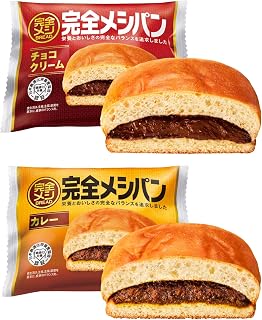 完全メシ BREAD日清食品 共12餐套装 咖喱 6餐 巧克力奶油 6餐