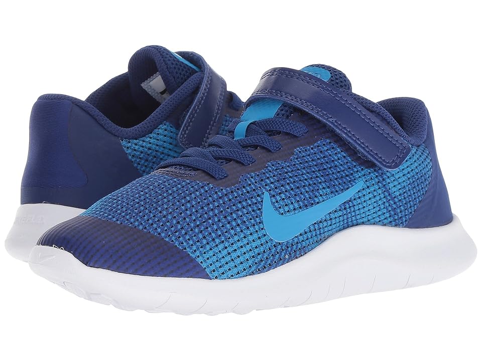

Nike Kids Flex Run 2018 (Little Kid) (Deep Royal Blue/Blue Hero/White) Boys Shoes