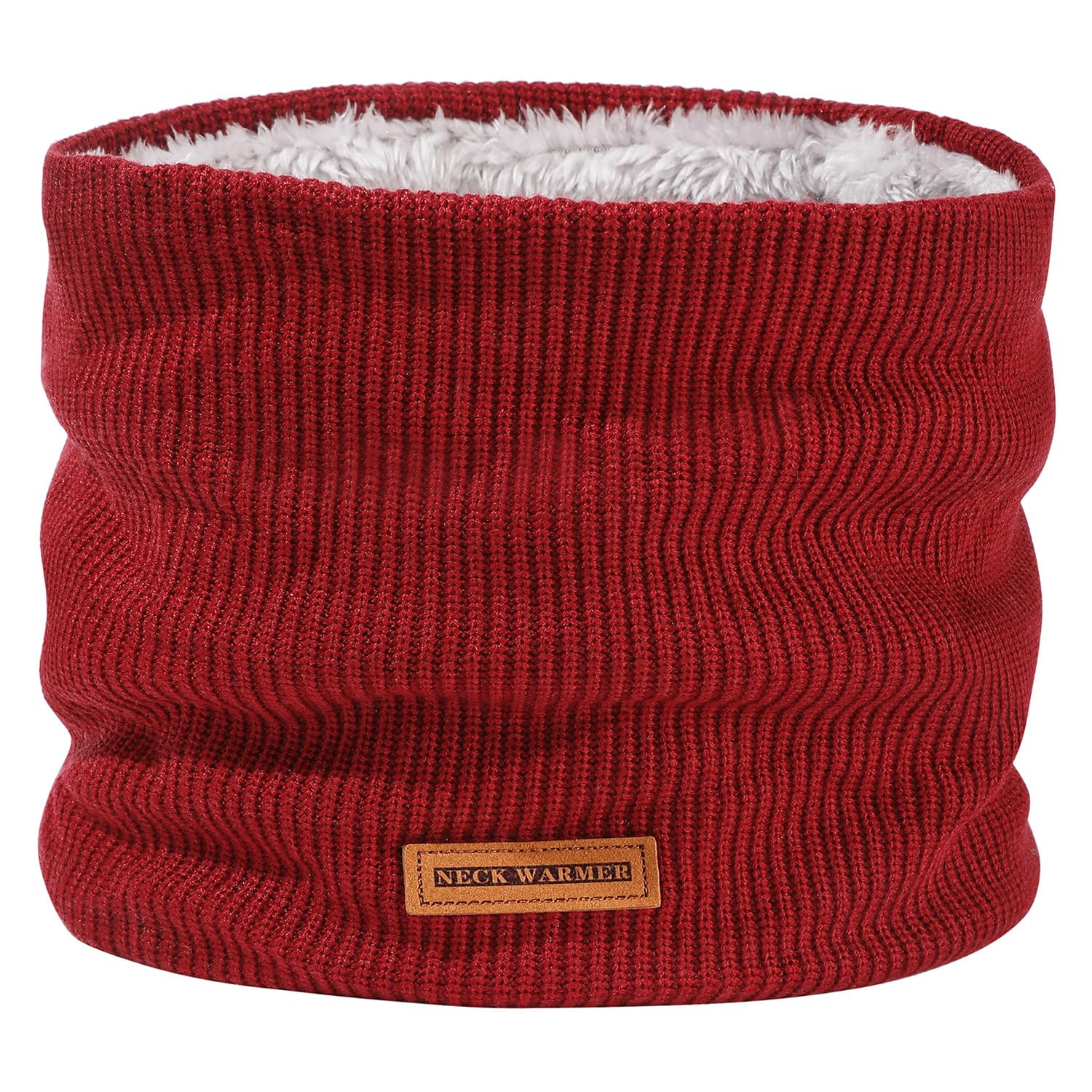 Winter Neck Tube Men Women Fleece Loop Scarf Tube Scarf Thermal Neck Warmer Neckerchief Men Face Scarf Women Windproof Neck Warmer Scarf-image-19
