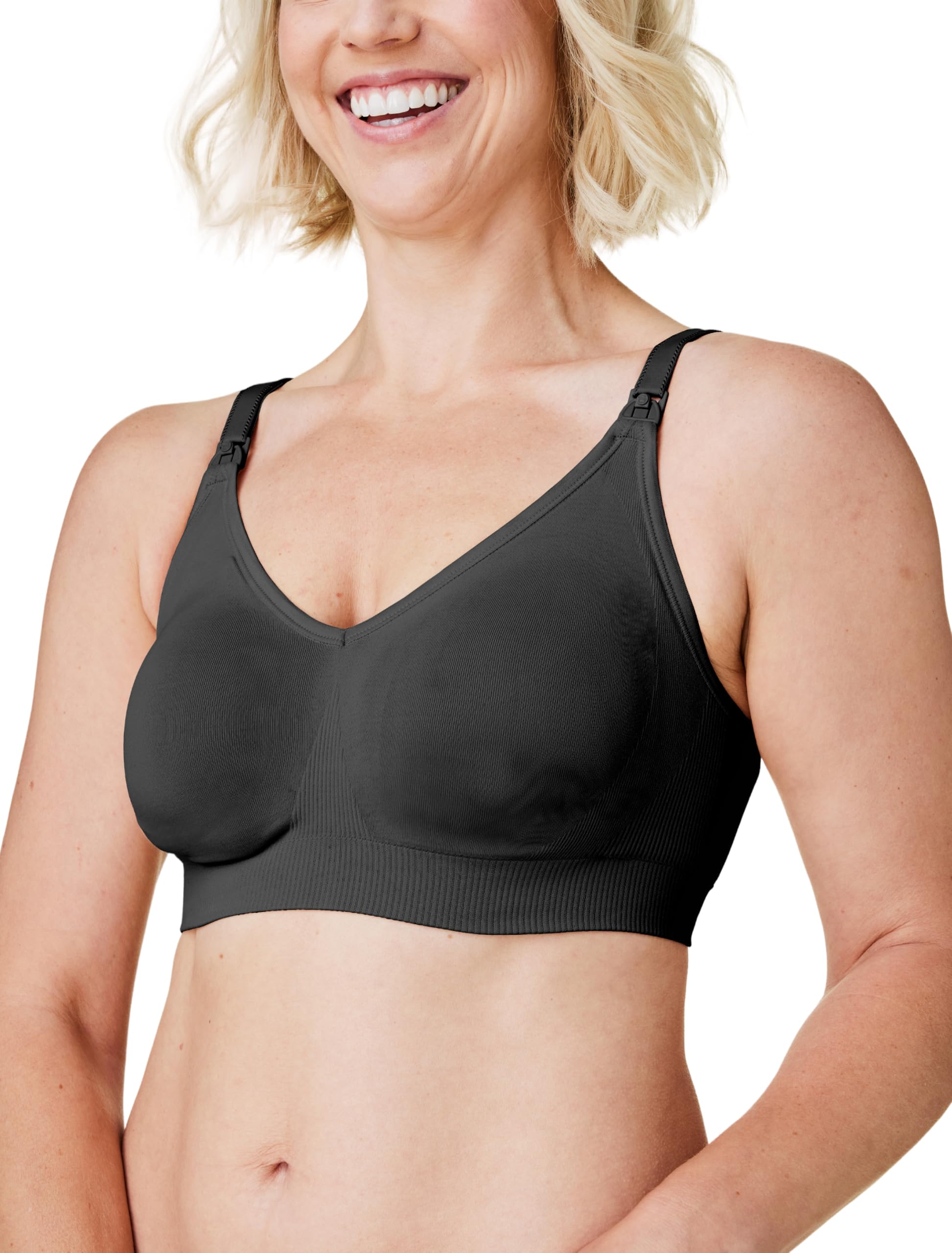 Women's Silk Wire Free Seamless Nursing Bra-image-24