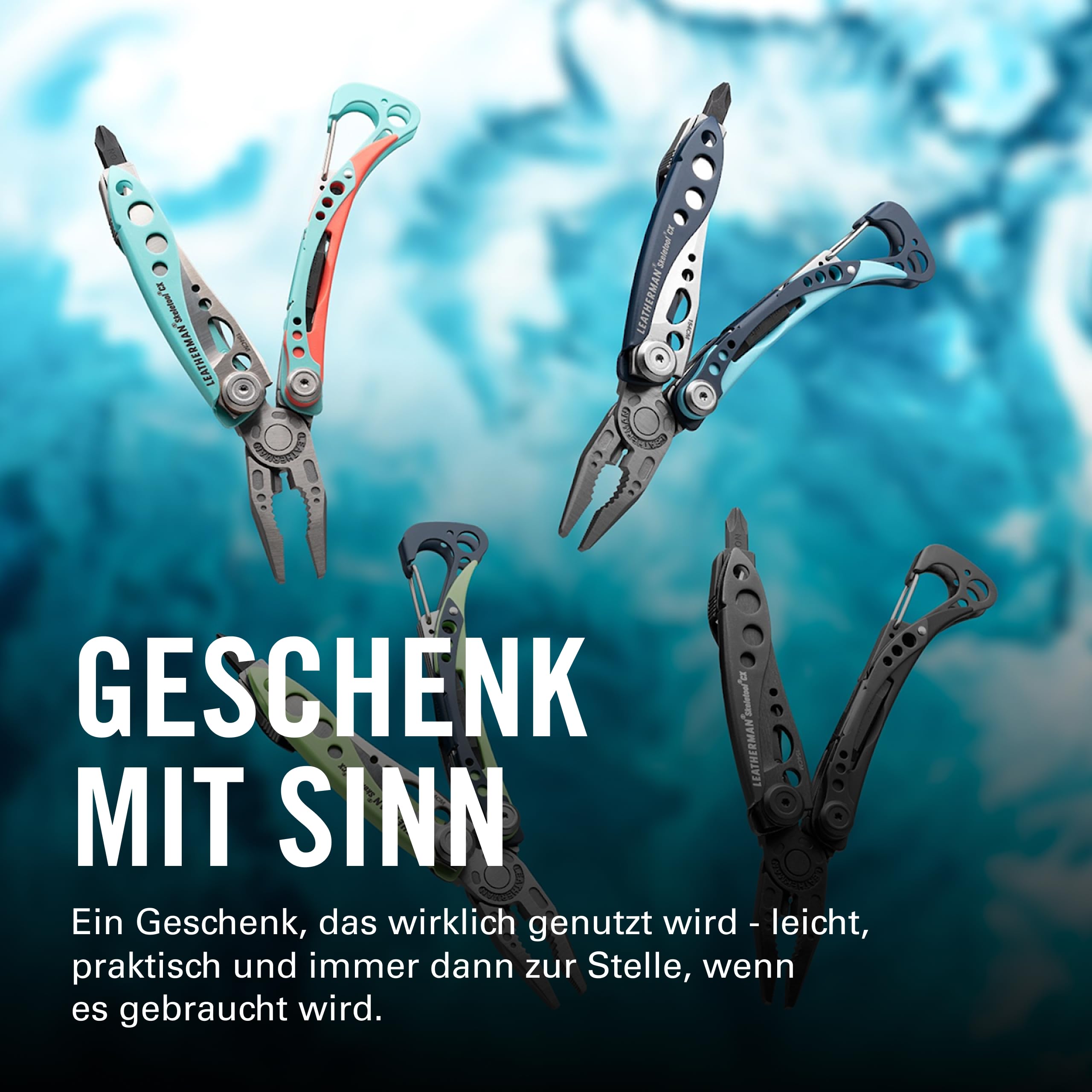 Leatherman Skeletool - Leichtes Multi-Tool mit 7 wichtigen Werkzeugen - Edelstahl