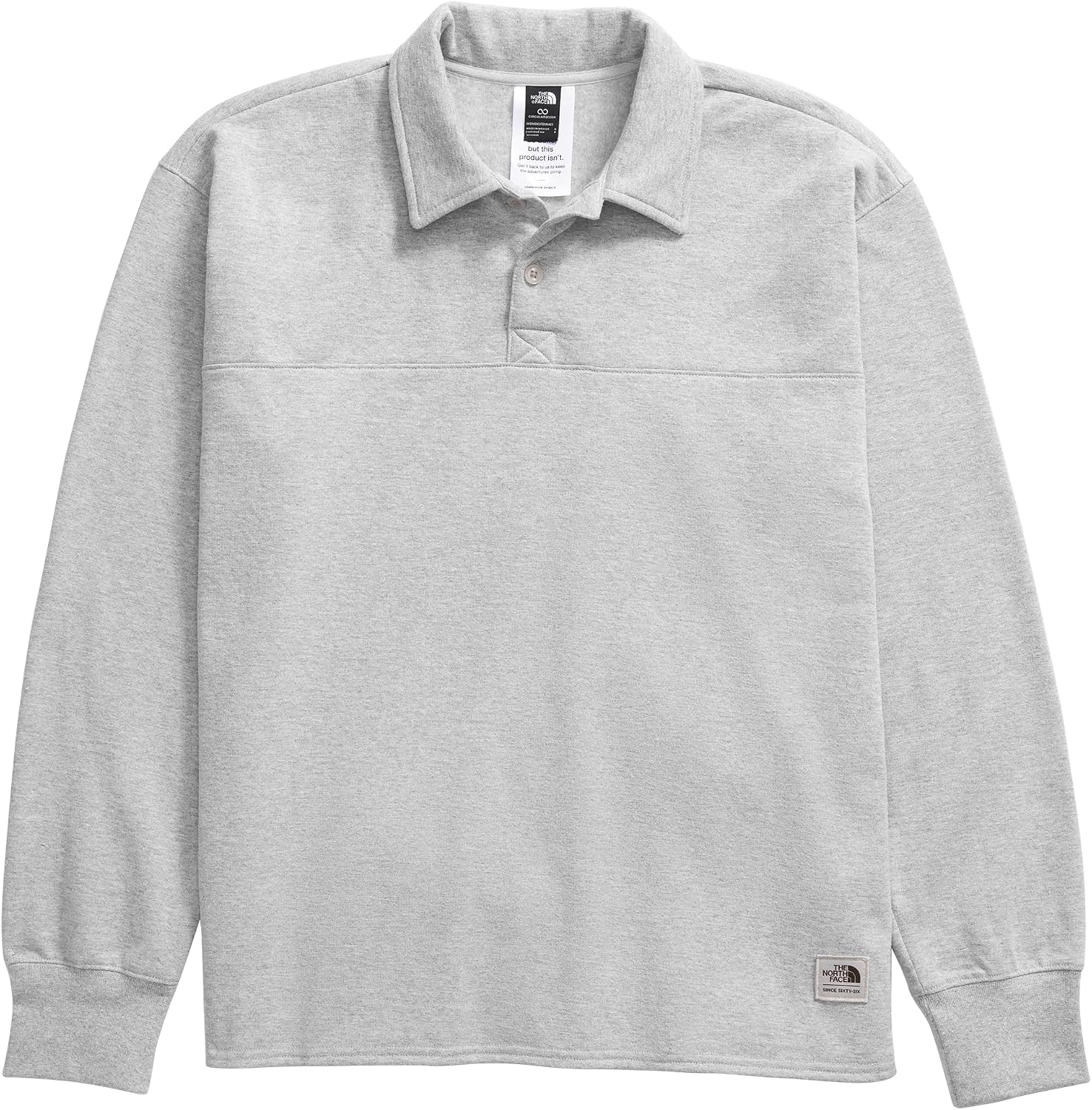 The North FACE Womens Long Sleeve Heritage Patch Rugby Shirt