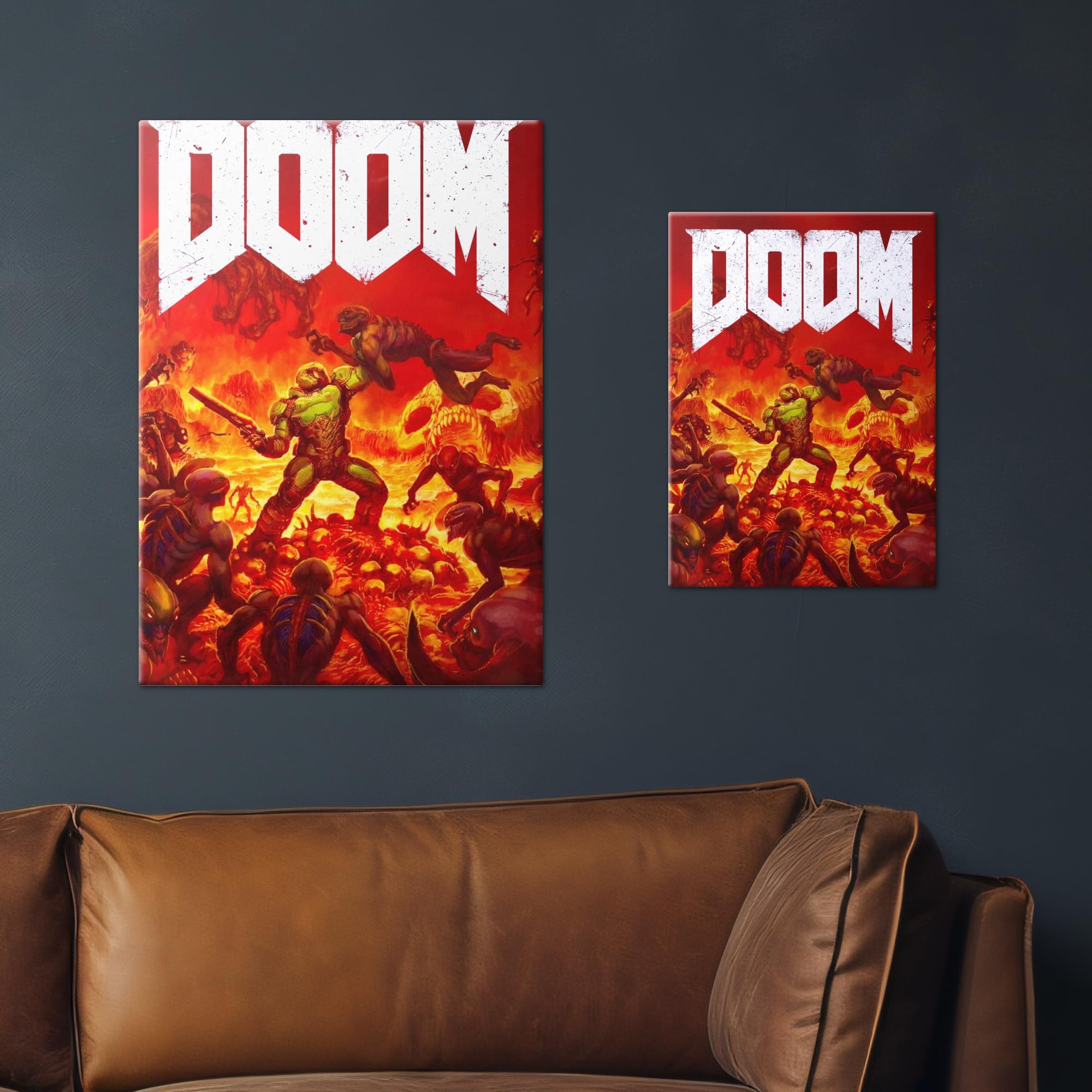 Amazon.com: Displate Official DOOM Metal Poster Magnetic Mounting