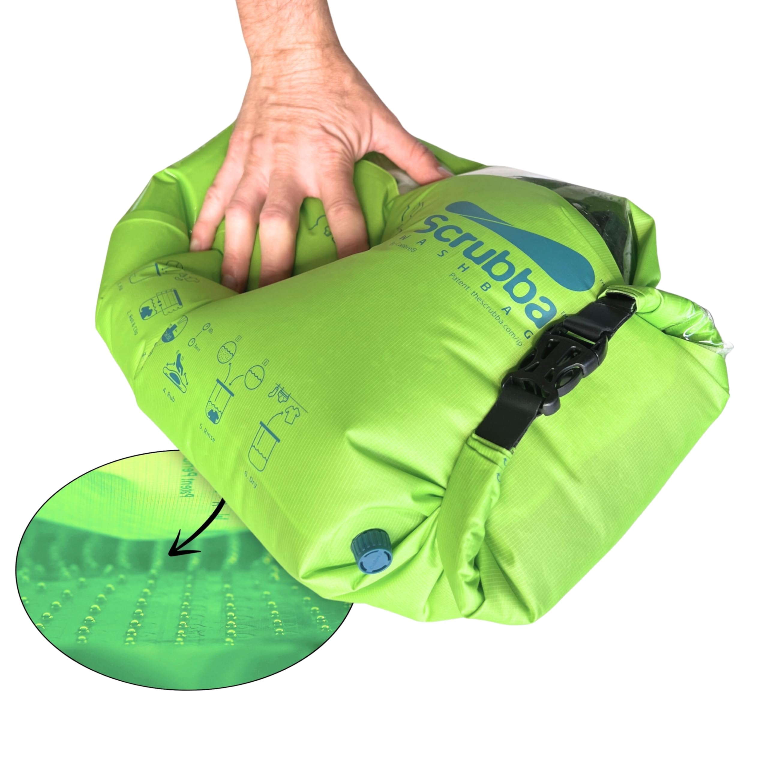 Amazon.co.jp: Scrubba Washbag スクラバ ウォッシュバッグ 携帯用洗濯