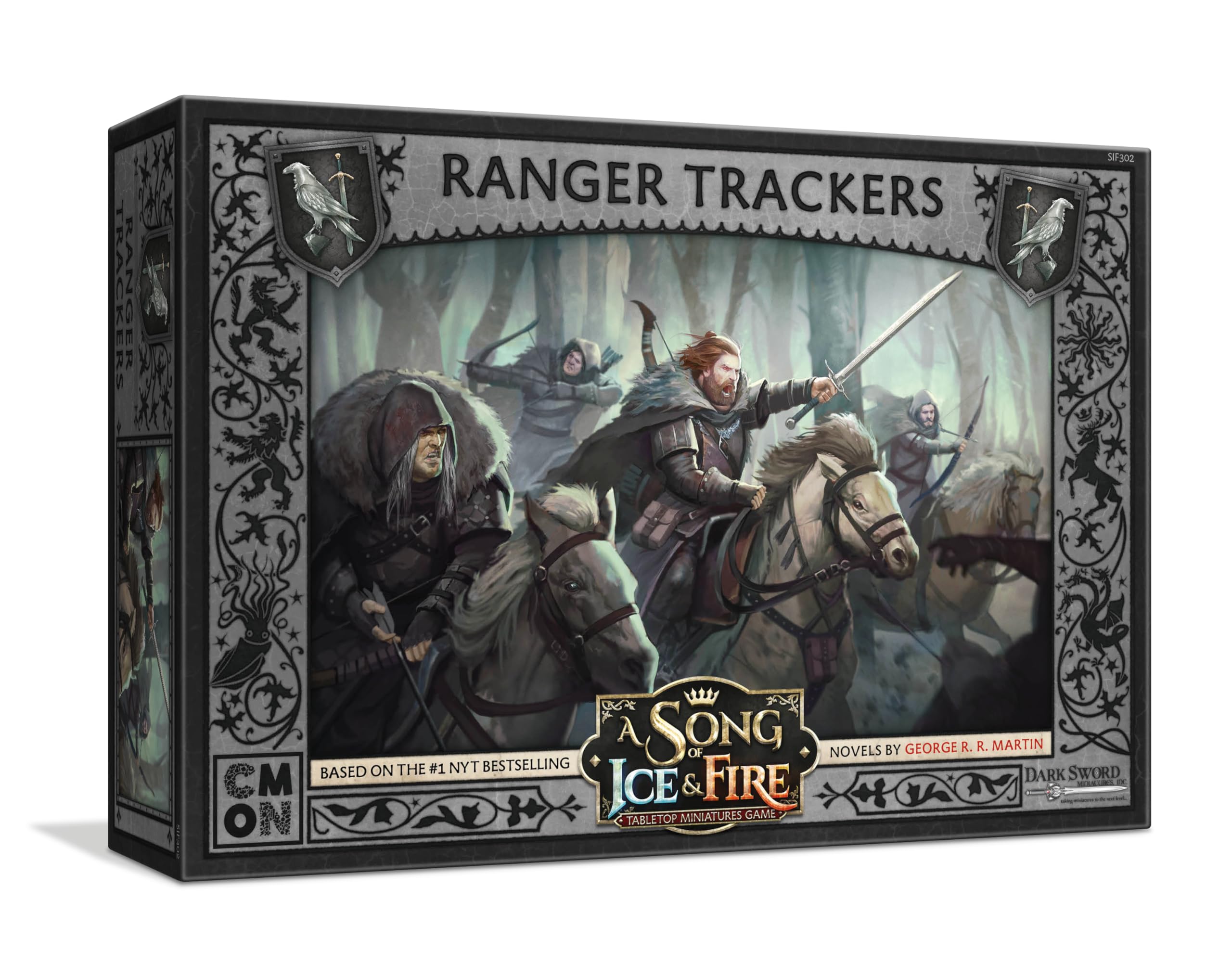 Cool Mini or Not - A Song of Ice and Fire Night's Watch Ranger Trackers Expansion - Miniature Game, Mixed Colours