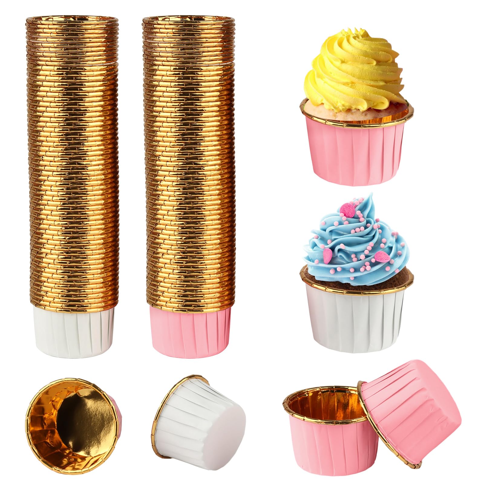 Pirottini Per Cupcake QUARKZMAN 50pz Pirottini Da Forno In Carta Small Pirottini Pirottini Monouso Feste
