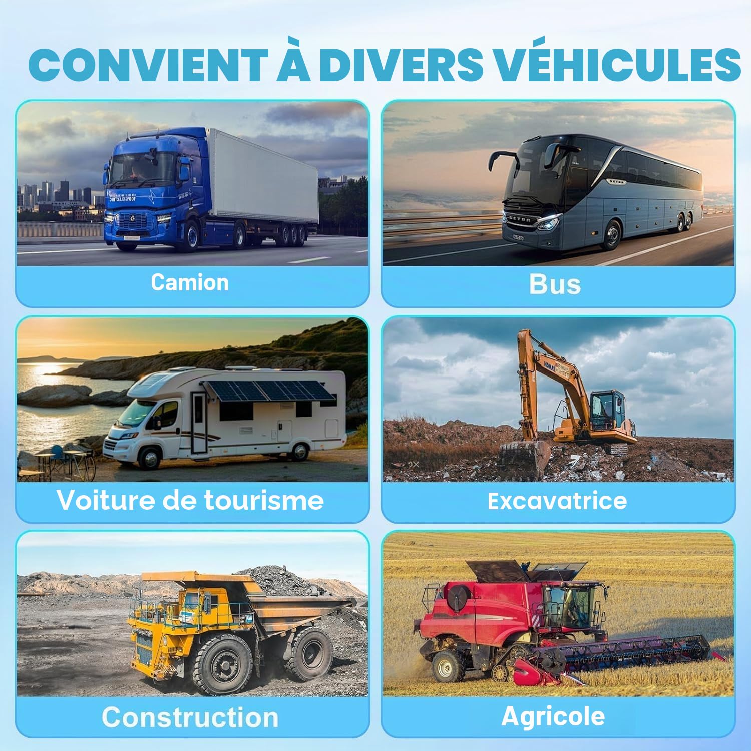 Climatiseur 12 V sur le toit avec chaleur 9 000 BTU 12 V AC unité de stationnement électrique convient pour caravane, camion, camping-car, caravane, camionnette, installation facile