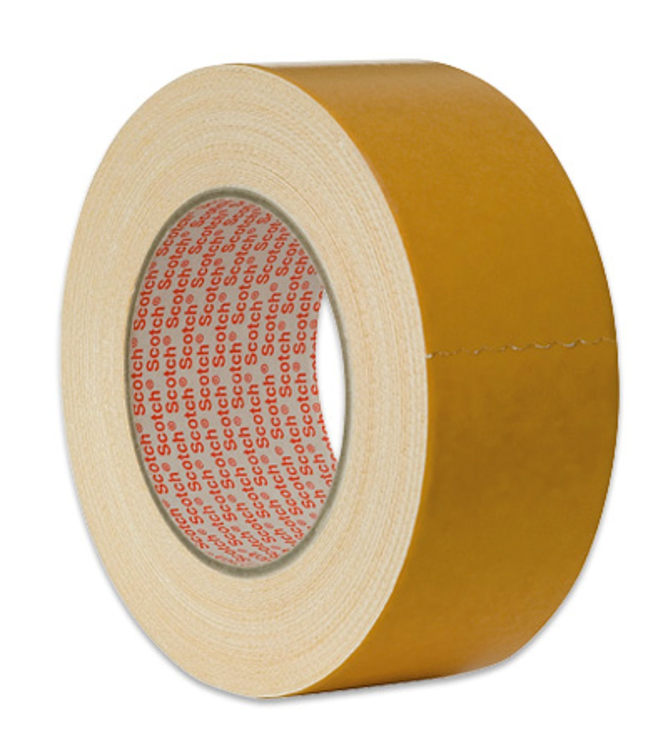 3M 95252525 Tissu Adhésif Double Face avec Support, 25 mm x 25 m, 0,28 mm, Beige (Lot de 9)