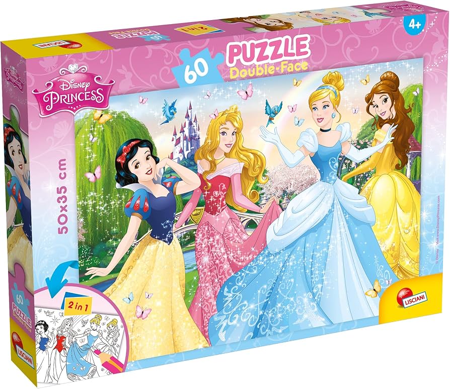 Amazon.com: Disney 47901 Puzzle Df Plus Princess, Size-50 x 35 cm