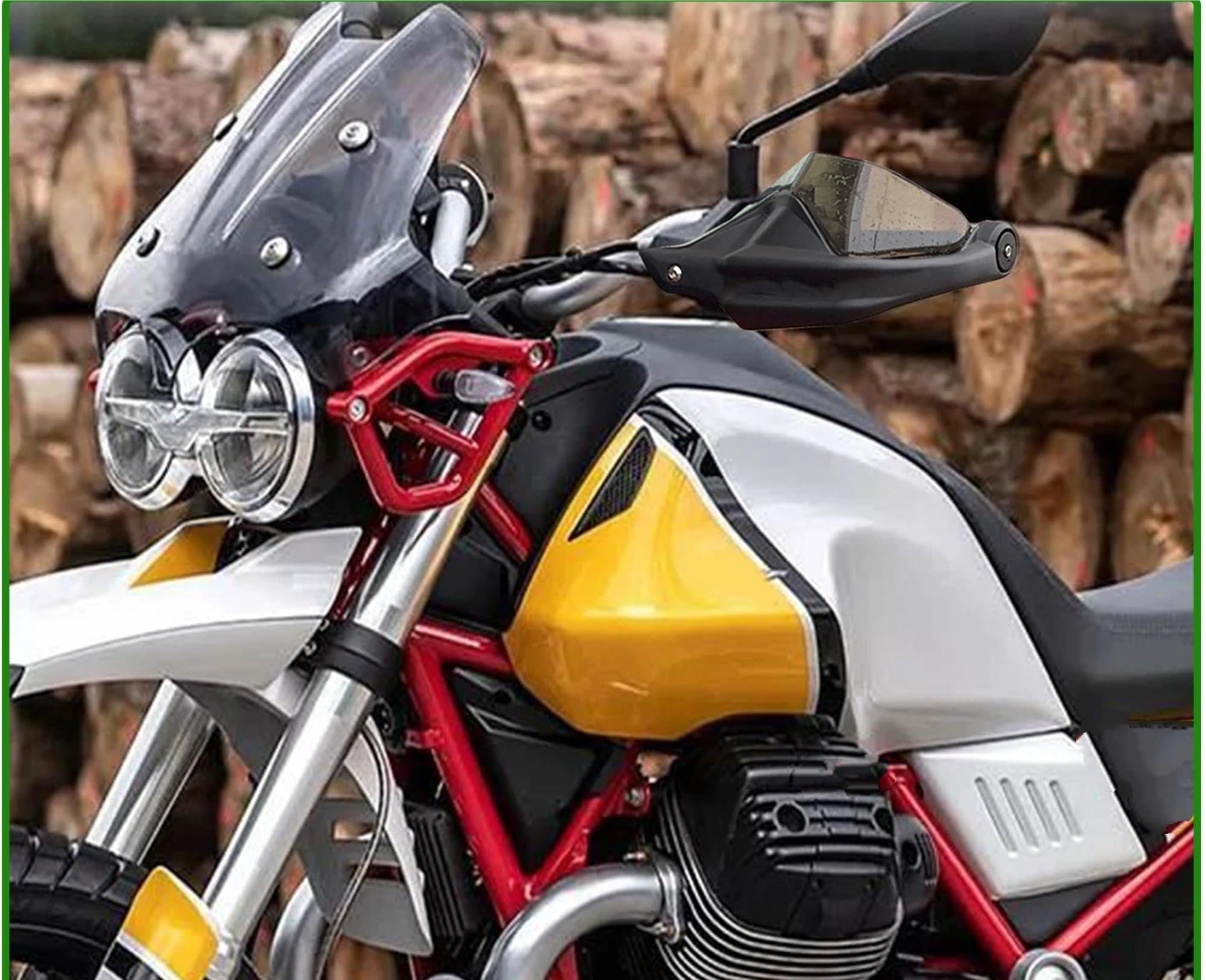 Motorcycle Handguards For Moto Guzzi V85 TT & V9 – ABS Plastic Hand Protectors For Brake/Clutch Levers
