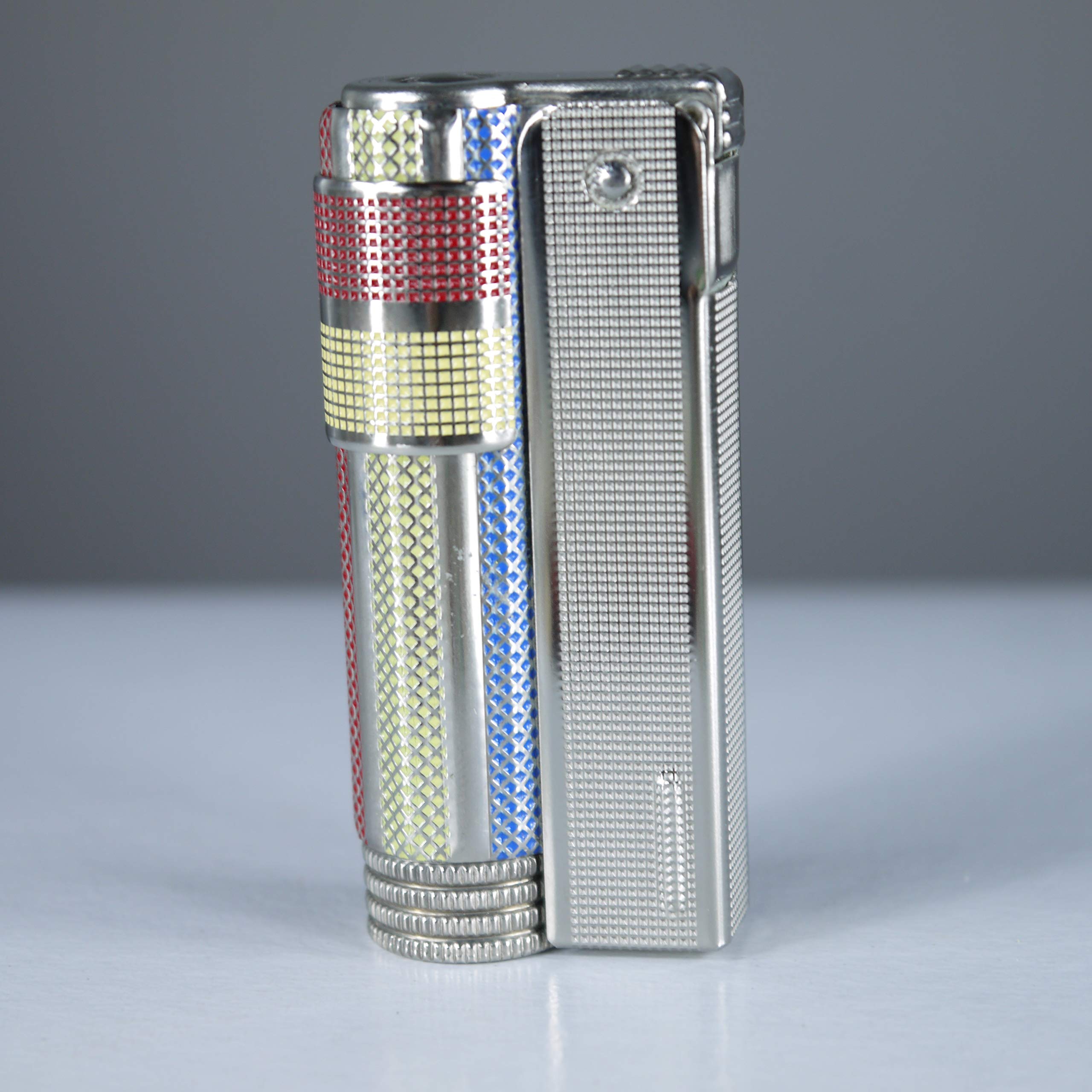 Vintage IMCO Lighter Triplex Super 6700 Made in Austria Red Yellow 