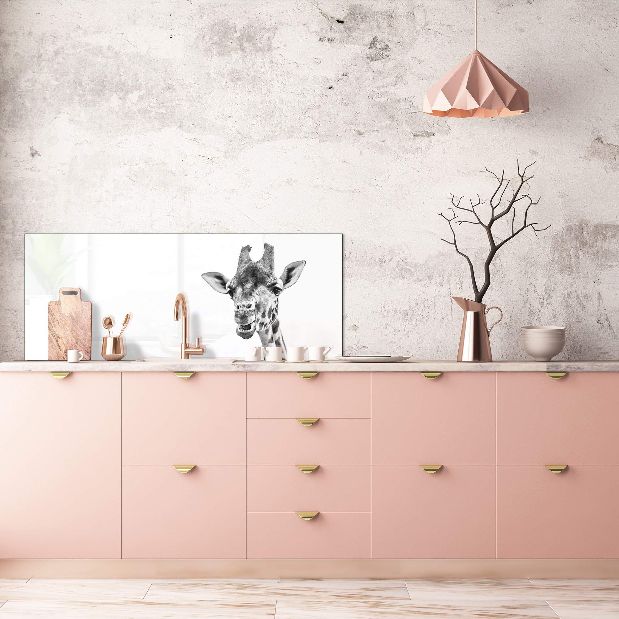 Stylish glass backsplash - Photo glass upstand Animals Series BBS11: