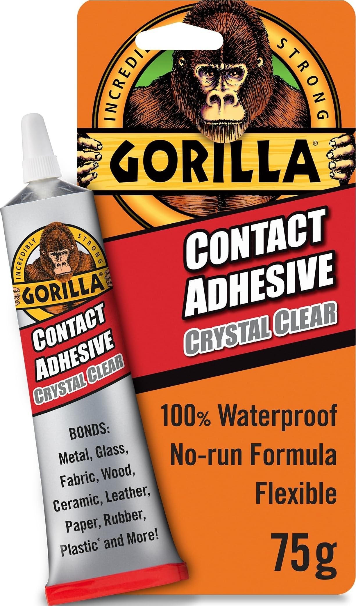 Gorilla Glue Contact Adhesive Clear 75g Tube