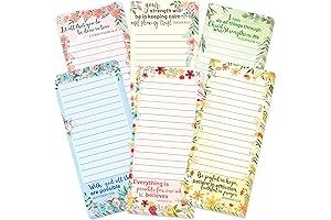 Fancy Land Christian Notepad Magnetic for Homeschooling, 6 Pack