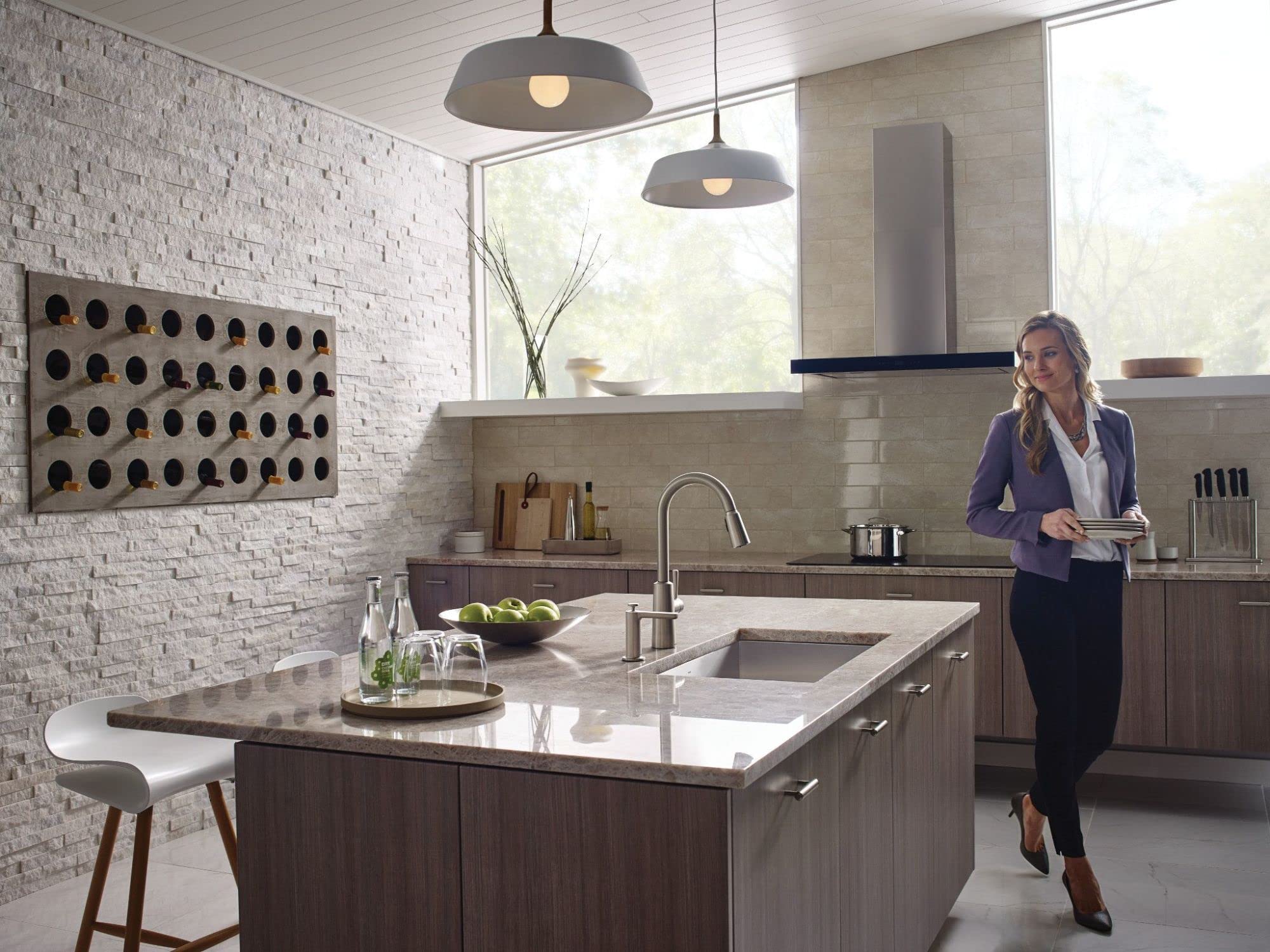 Moen S3947SRS Modern Deck mounted Soap dispenser, spot Resist stainless