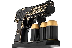 Ceramic Gun Whiskey Decanter Sets for Men 17 Oz