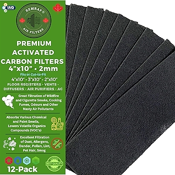 REMRAF 活性炭通风口过滤器 12-Pack