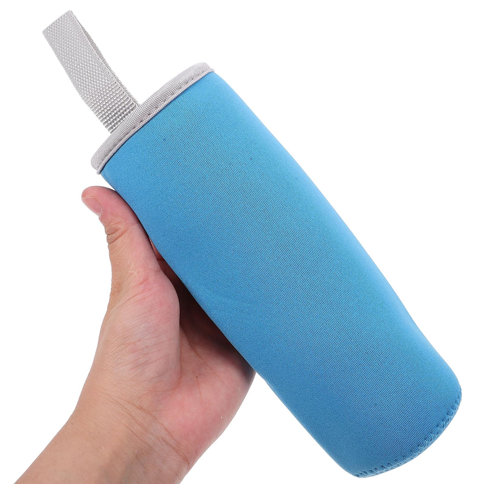 Funda térmica para 15 botellas: vaso de vidrio aislante plegable de 593 ml con asa. Bolsa portátil para transportar botellas de agua deportivas para hombres y mujeres que practican