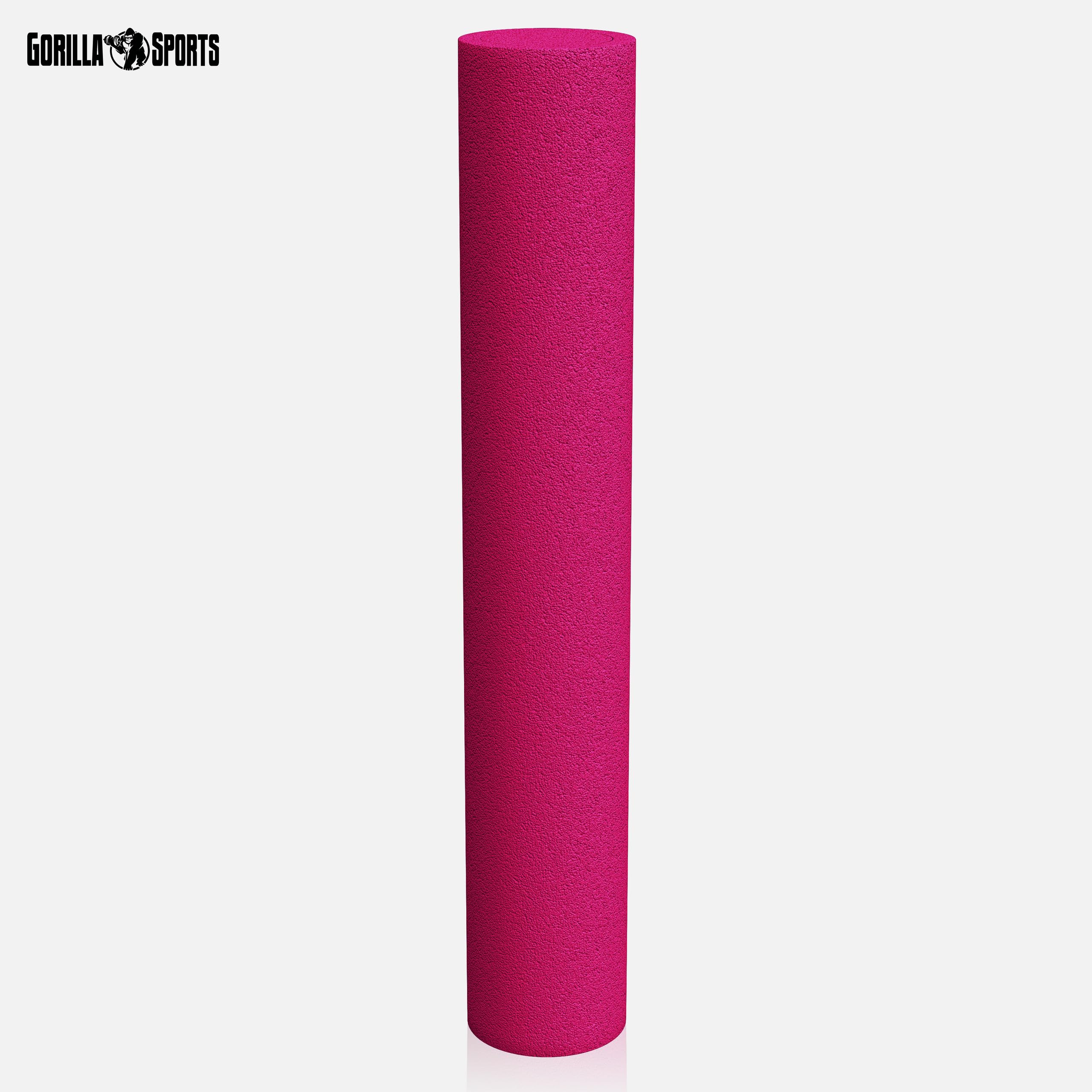 GORILLA SPORTS® Rouleau Pilates - 60x15/90x15cm, Polyéthylène Mousse EPE, Légèreté, Durable, Doux, Stable, Résistant à l'Eau - Massage, Foam Roller, Fitness, Sport Maison, Yoga