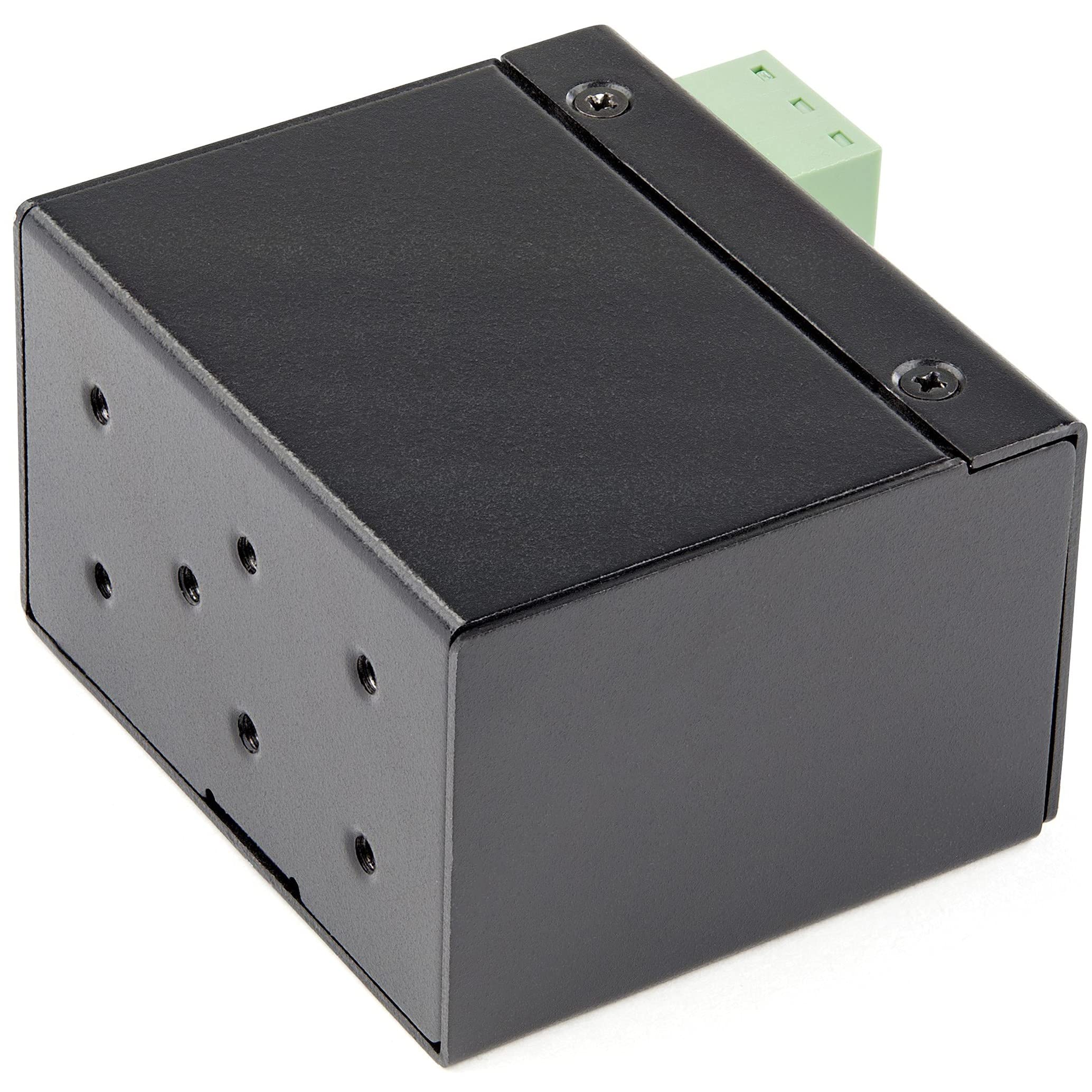 StarTech Convertitore Media Industriale Fibra a Ethernet (IMC100MSFP) | Da Fibra a Rame, SFP a RJ45, Cat6, Ideale per Ambienti Industriali Difficili