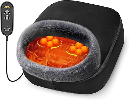 Miniatura 1 de CooCoCo Calentador de pies elegible para la FSA HSA mejorado, regalos de cumpleaños, masajeador de pies Shiatsu con calor para fascitis plantar,