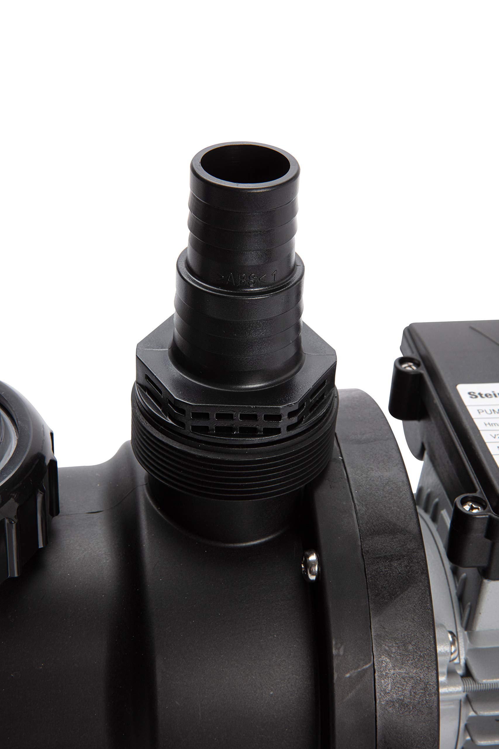 Steinbach 040922 SPS 100-1 Pompe de Filtration Auto-amorçante sans minuteur, Noir