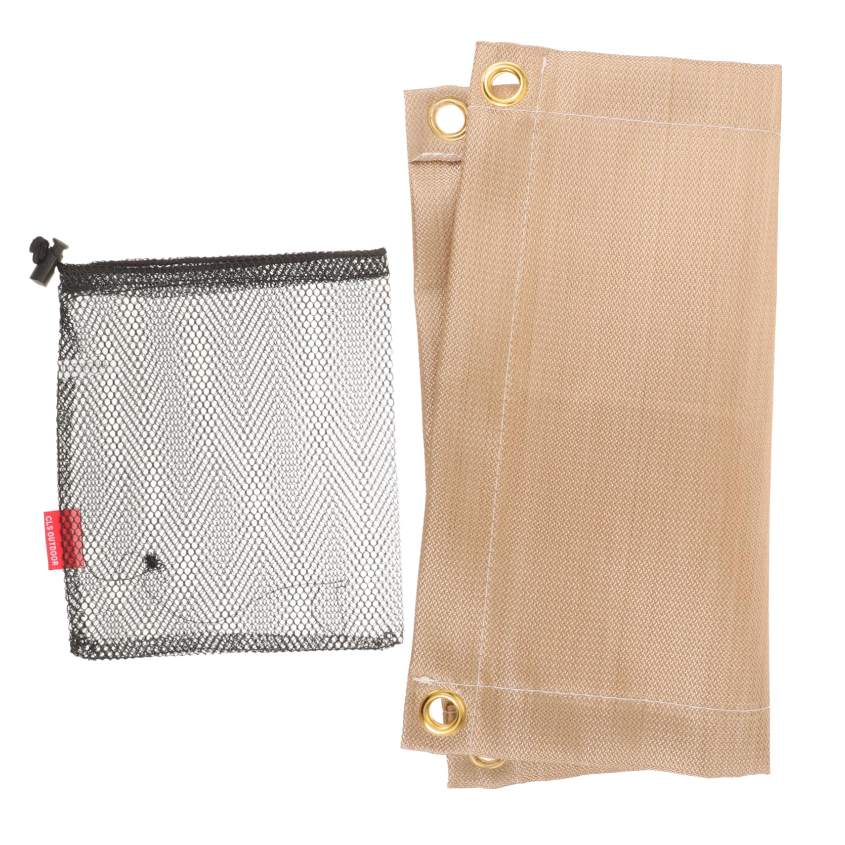 VICASKY 2 Sets Fireproof Cloth Treated Safe Insulation Emergency Fire Blankets Fire Blanket Kitchen Camping Retardant Heat Outdoor Portable Multi-Function Grill Blanket Coffee Glass Fiber