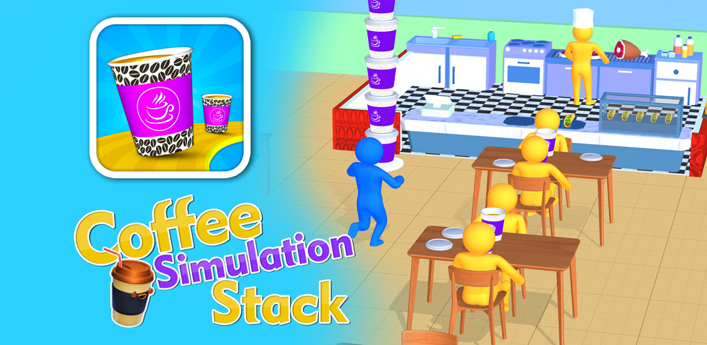 Coffee Sticky Stack! Coffee Stacking Game Stack of Cups Challenge Idle ...