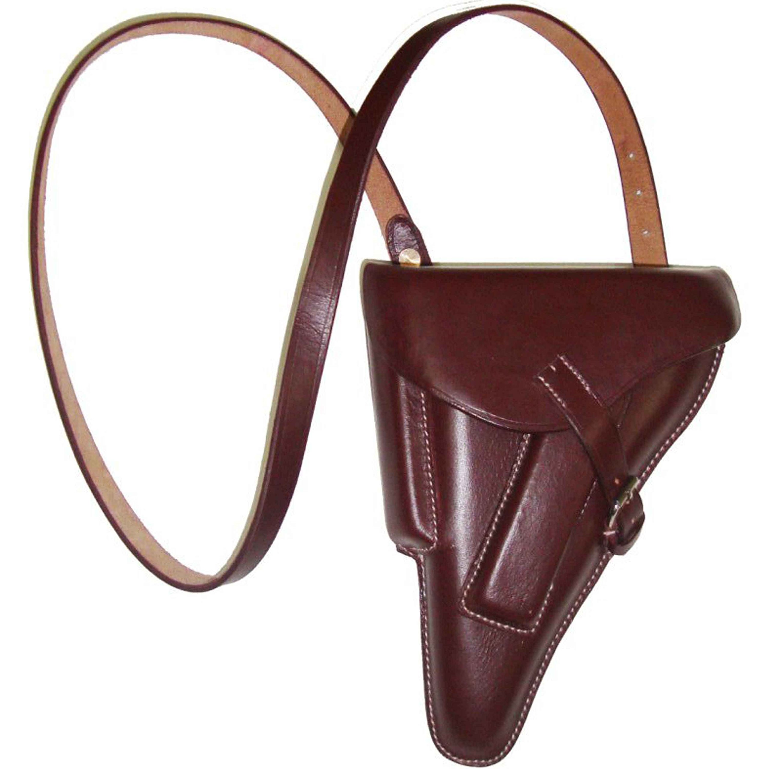 Warreplica German WWI Uhlan Cavalry Luger Holster – Authentic Leather Reproduction, Designed for WWI Cavalry use, Durable and Historically Accurate.