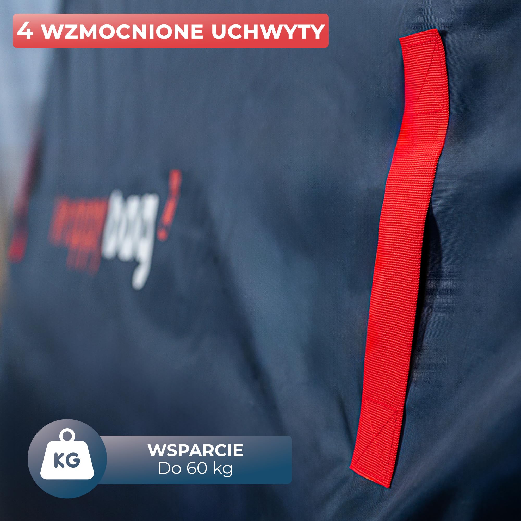 WRAPPYBAG – Pokrowiec Ochronny z Poliestru Oxford na Materac – Torba do Przechowywania z 4 Uchwytami Transportowymi – do Przeprowadzki, Magazynowania i Transportu - 70 x 140 cm