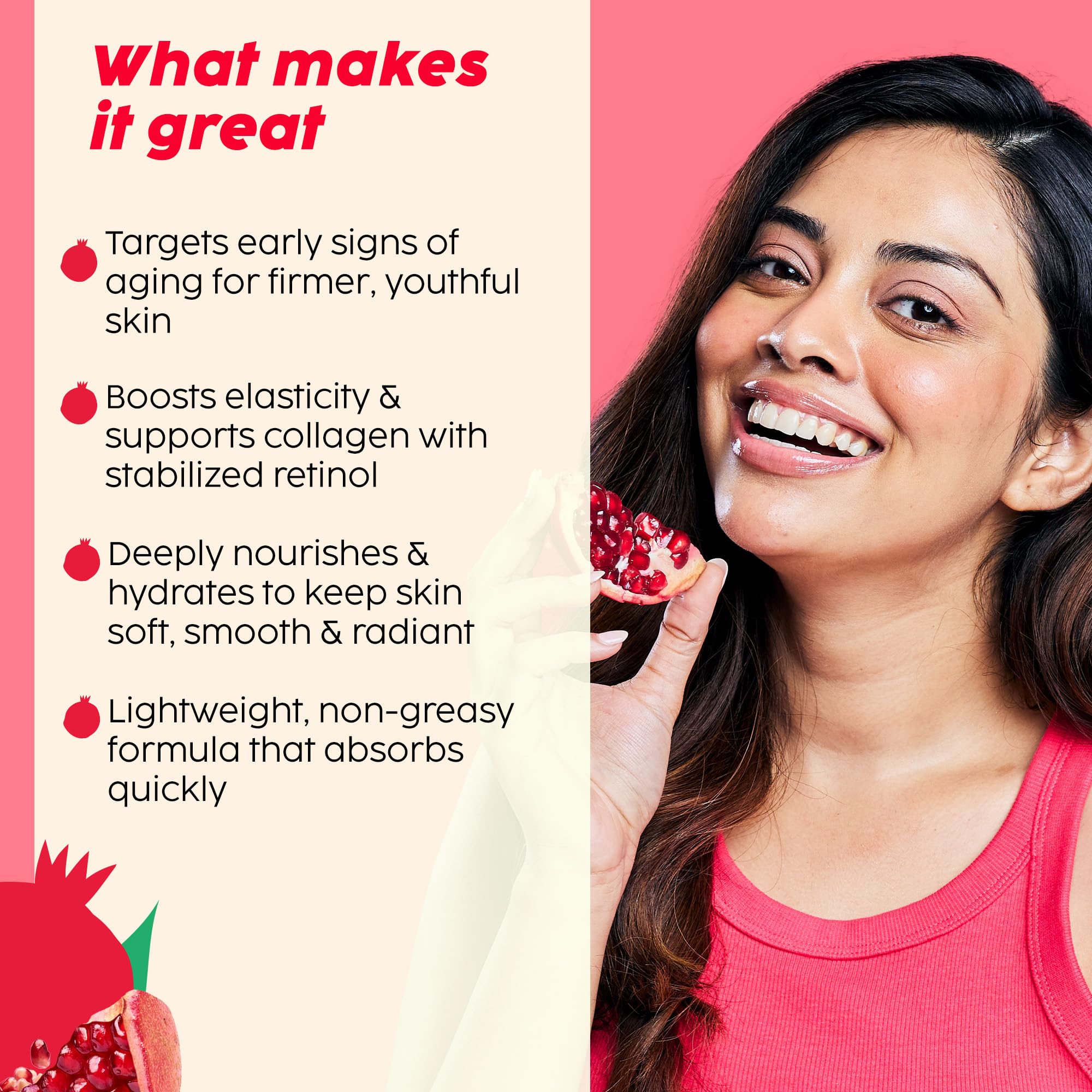 PLIX – THE PLANT FIX | Pomegranate Youth Renewal Anti-Aging Body Lotion | Reduces Fine Lines, Firms & Hydrates Skin | RetiSTAR™, Pomegranate & Shea Butter | Lightweight Daily Care 3