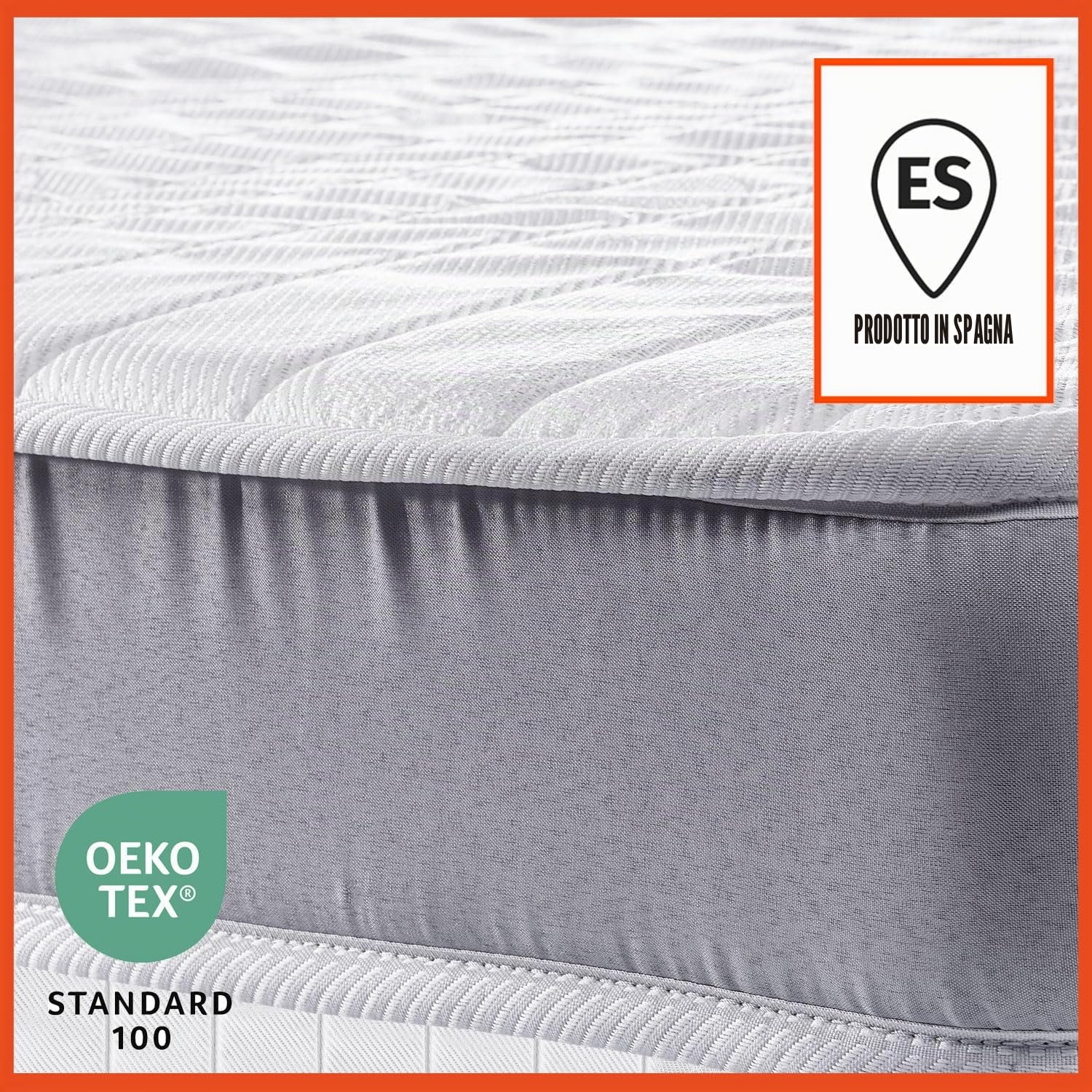 What the Sleep - Materasso Piazza e Mezza 120x190 cm Memory - 14 cm di Comfort Compatto - Fermo, Pratico e Traspirante - Ideale per Piccoli Spazi e Case Mobili - Made in Europe - TRAP