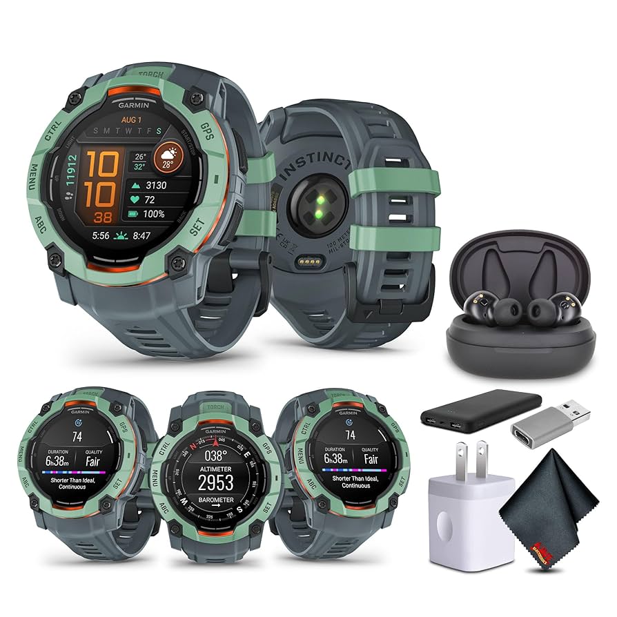 Amazon.com: Garmin Instinct 3 50mm AMOLED Outdoor GPS