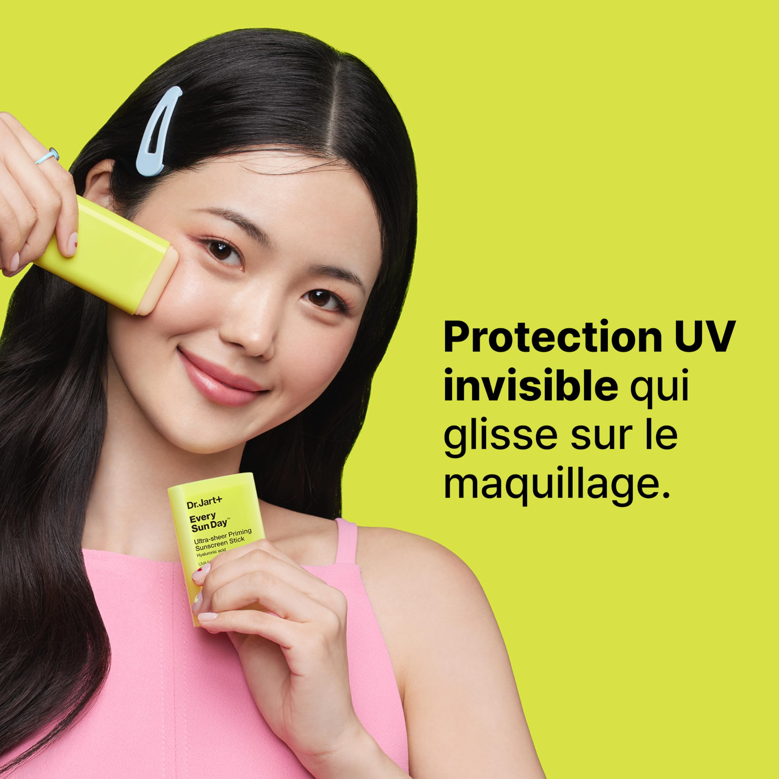 Dr.Jart+ Every Sun Day Priming Stick SPF 50 | Protection Solaire Visage Ultra Légère | Fini Invisible | Soin Coréen, 19 g