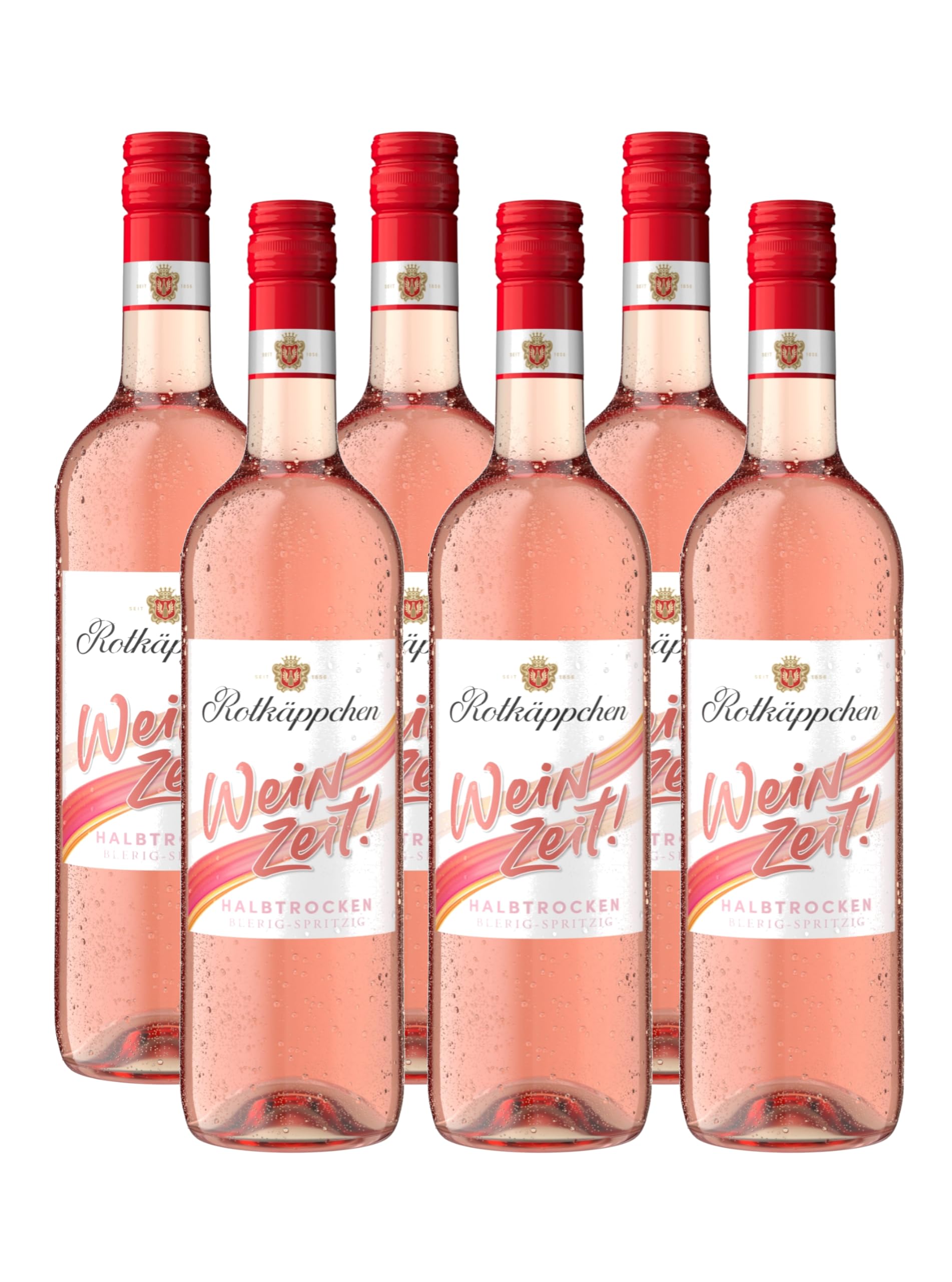 Rotkäppchen Weinzeit! Rosé lieblich– Deutscher, aromatischer Roséwein aus der Pfalz (6 x 0,75 l)