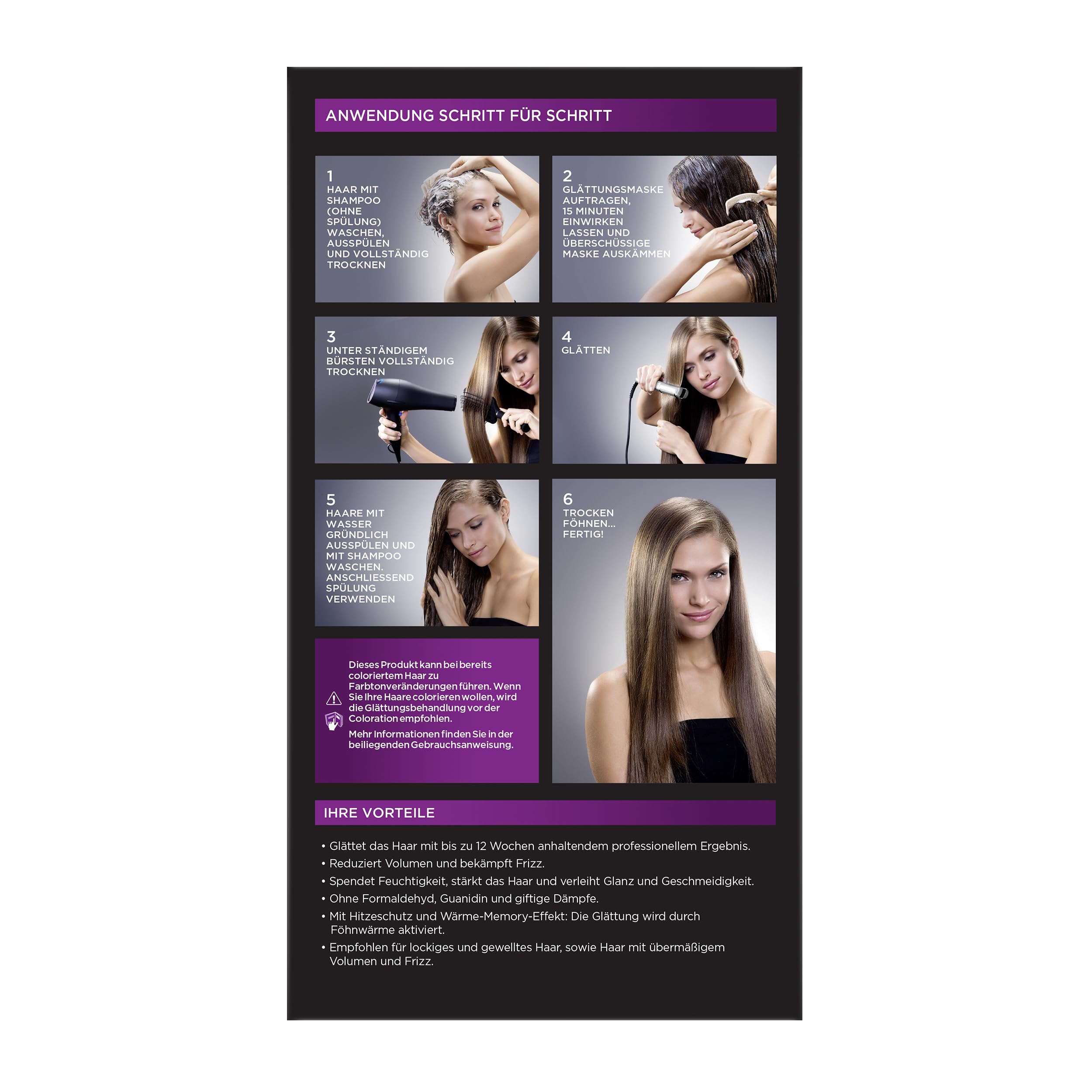 Kativa Haarglättung Keratin Xpress - black