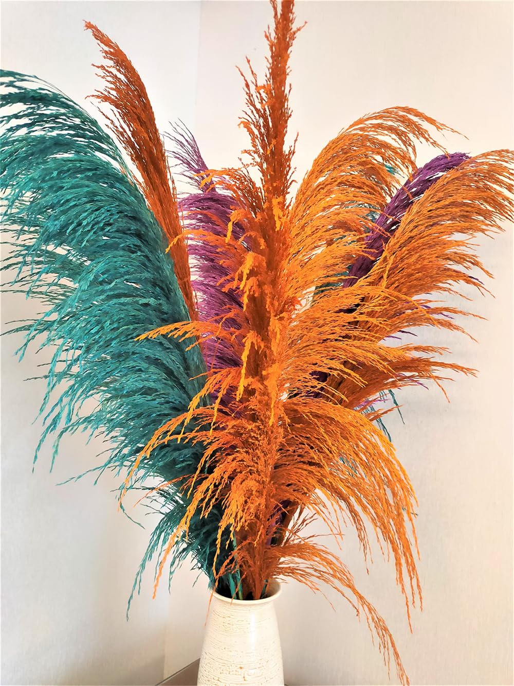 Sztuczna trawa Pampas, Suszona Trawa Pampasowa 80-120cm 3-12 szt(80-120cm-01,5PCS)